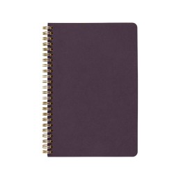 Бизнес тетрадь на гребне А5 "Pragmatic", 60 листов в клетку, фиолетовый