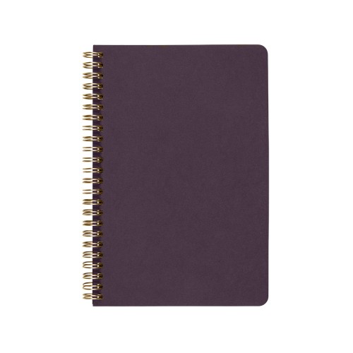 Бизнес тетрадь на гребне А5 "Pragmatic", 60 листов в клетку, фиолетовый