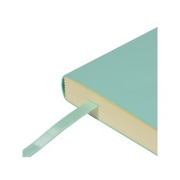 Скетчбук "Sketch & Art" в мягком переплете 145х145 мм, 100 л. бежевой бумаги 100 гр., мятный