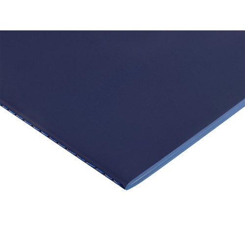 Бизнес-тетрадь А5 "Pragmatic Contrast", 40 листов в клетку, темно-синий с синим срезом