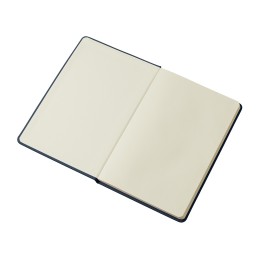 Блокнот в твердой обложке A5 «Виспи» в клетку, темно-синий