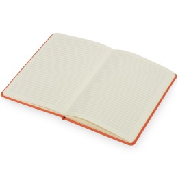 Блокнот "Wispy", твердая обложка A5, 64 листа в линейку, оранжевый