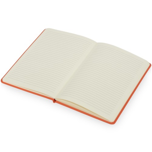 Блокнот "Wispy", твердая обложка A5, 64 листа в линейку, оранжевый
