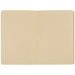 Блокнот А5 из переработанного тростника и RPET "Adiantum", 80 листов, гибкая обложка, красный