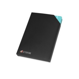 Блокнот А5 "Vision 2.0" ламинированной твердой обложке, голубой (Р)