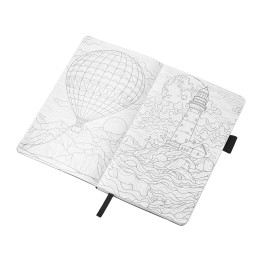 Блокнот "Vision Trend" А5 в гибкой обложке, черный