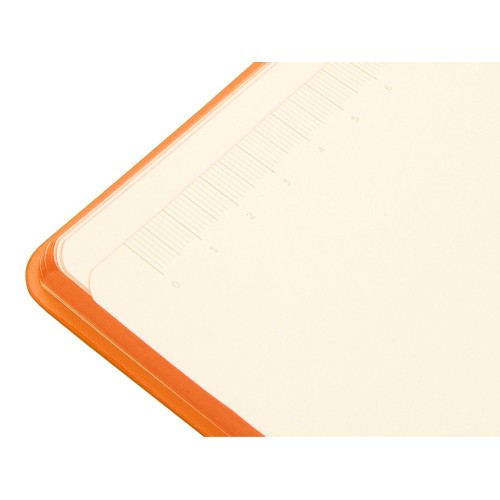 Блокнот «Notepeno» А5 с тонированными линованными страницами, оранжевый