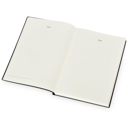 Бизнес блокнот "Supreme" с вставкой из софт-тача, гибкая обложка, 128 листов, серый