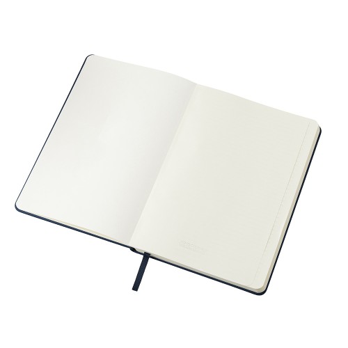 Бизнес-блокнот "С3" софт-тач с магнитом, твердая обложка, 96 листов, темно-синий