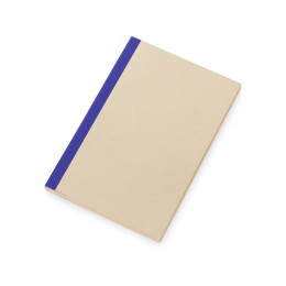 Блокнот А5 из переработанного тростника и RPET "Adiantum", 80 листов, гибкая обложка, синий