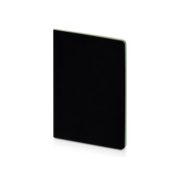 Бизнес-тетрадь А5 "Pragmatic Contrast", 40 листов в клетку, черный с салатовым срезом