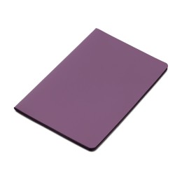 Блокнот "Audrey" А5 на сшивке в гибкой обложке софт-тач, фиолетовый