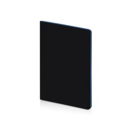 Бизнес-тетрадь А5 "Pragmatic Contrast", 40 листов в клетку, черный с голубым срезом