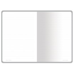 Тетрадь с каменной бумагой А5 "Carrara" 40 л., линейка, белый