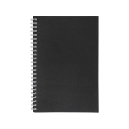 Блокнот на мягкой спирали А5 "Sahara", 60 листов 70 гр/м2, черный