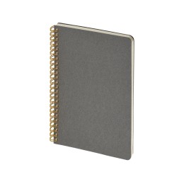 Бизнес тетрадь на гребне А5 "Pragmatic", 60 листов в клетку, серый