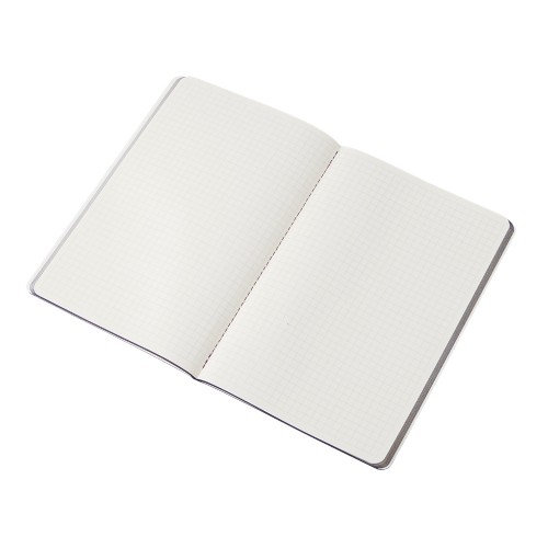 Блокнот "Audrey" А5 на сшивке в гибкой обложке софт-тач, фиолетовый