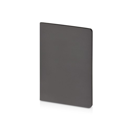 Бизнес-тетрадь А5 "Pragmatic Contrast", 40 листов в клетку, серый с черным срезом