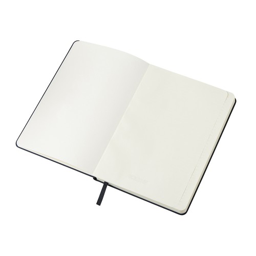 Бизнес-блокнот "С3" софт-тач с магнитом, твердая обложка, 96 листов, черный