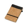 Блокнот B7 «Forli» с обложкой из пробки, натуральный (Р)