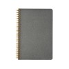 Бизнес тетрадь на гребне А5 "Pragmatic", 60 листов в клетку, серый
