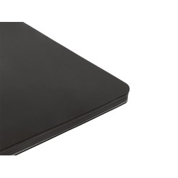 Блокнот "Audrey" А5 на сшивке в гибкой обложке софт-тач, черный