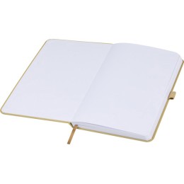 Блокнот Fabianna с мятой бумагой в твердой обложке, оливковый