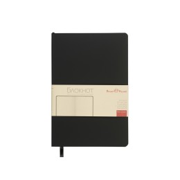 Блокнот А5 "Megapolis Flex Velvet", черный