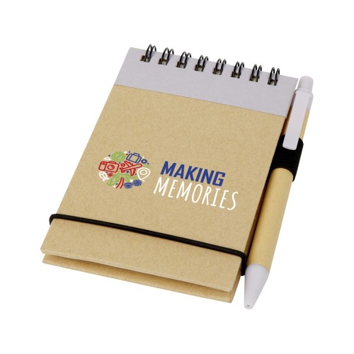 Блокнот А7 "Zuse" с ручкой шариковой, лиловый