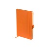 Блокнот А5  "City" на резинке, оранжевый