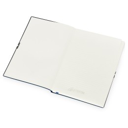 Блокнот "Horizon" с горизонтальной резинкой, гибкая обложка, 80 листов, синий