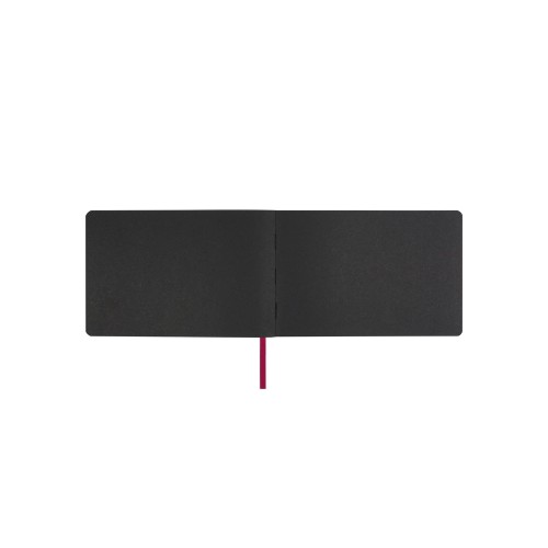 Скетчбук "Sketch & Art" в мягком переплете 210х140 мм, 48 л. черной бумаги 200 гр., красный