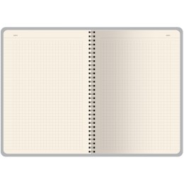 Бизнес тетрадь на гребне А5 "Pragmatic", 60 листов в клетку, карибский синий