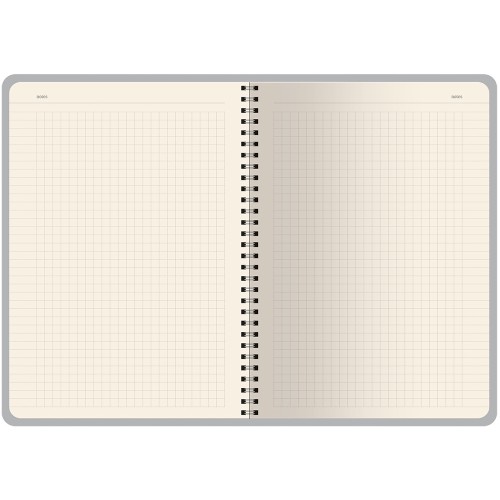 Бизнес тетрадь на гребне А5 "Pragmatic", 60 листов в клетку, карибский синий