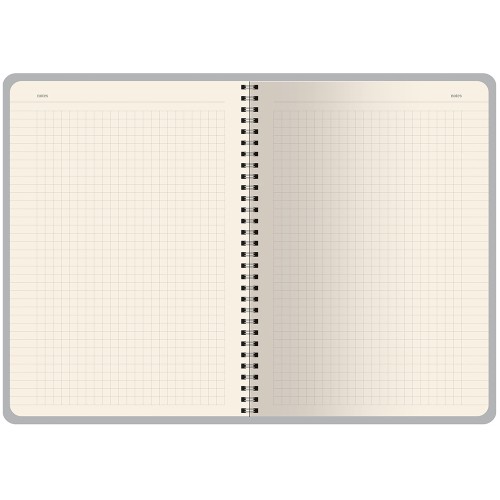 Бизнес тетрадь на гребне А5 "Pragmatic", 60 листов в клетку, зеленый хаки