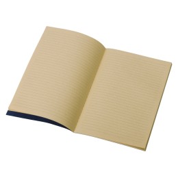 Блокнот "Monet", гибкая обложка A5 из моющегося крафта, 32 листа, темно-синий