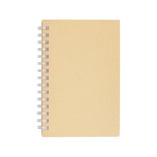 Блокнот на мягкой спирали А6 "Sahara", 60 листов 70 гр/м2, натуральный