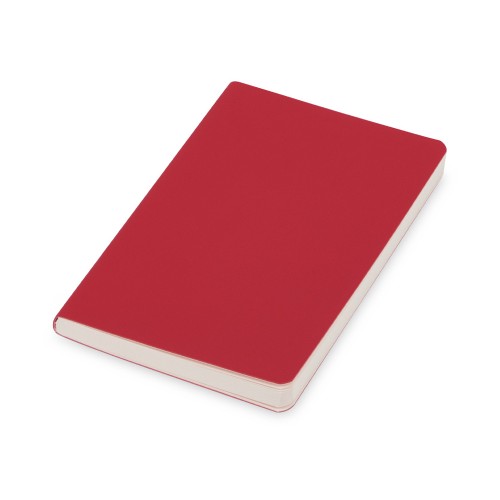 Блокнот "Softy 2.0", гибкая обложка A6, 80 листов, красный