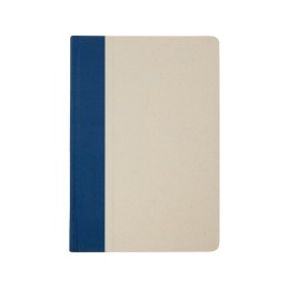 Liliana блокнот формата А5 в твердой обложке из пластика из сахарного тростника - Синий