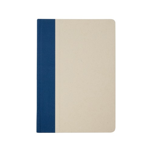 Liliana блокнот формата А5 в твердой обложке из пластика из сахарного тростника - Синий