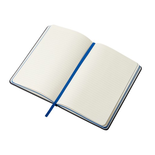 Бизнес блокнот "Bossy Junior" с цветным срезом, твердая обложка, 96 листов, черный и синий