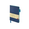 Блокнот А5 "Boston", синий с голубым срезом