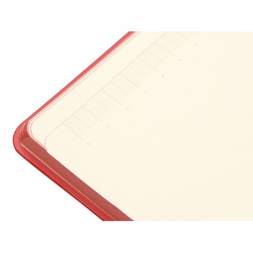 Блокнот «Notepeno» А5 с тонированными линованными страницами, красный