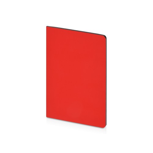 Бизнес-тетрадь А5 "Pragmatic Contrast", 40 листов в клетку, красный с темно-серым срезом