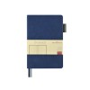 Блокнот А5 "Boston", синий с серым срезом