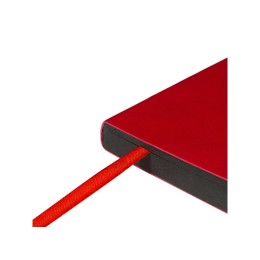 Скетчбук "Sketch & Art" в мягком переплете 140х210 мм, 100 л. черной бумаги 100 гр., красный