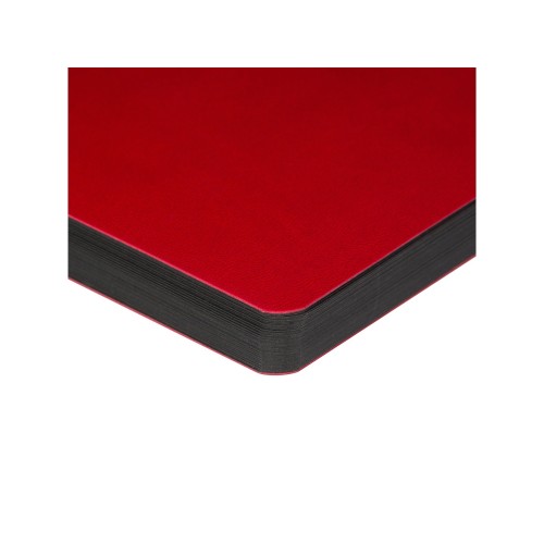 Скетчбук "Sketch & Art" в мягком переплете 210х140 мм, 48 л. черной бумаги 200 гр., красный