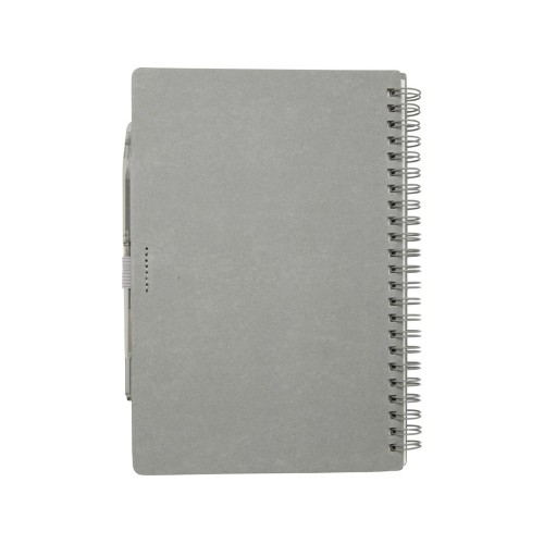 Slate многоразовый набор из блокнота в мягкой обложке и ручки - Серый