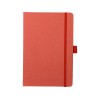 Блокнот А5 "Snow Hard" твердая обложка, 80 листов 70 гр/м2, красный