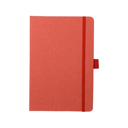 Блокнот А5 "Snow Hard" твердая обложка, 80 листов 70 гр/м2, красный